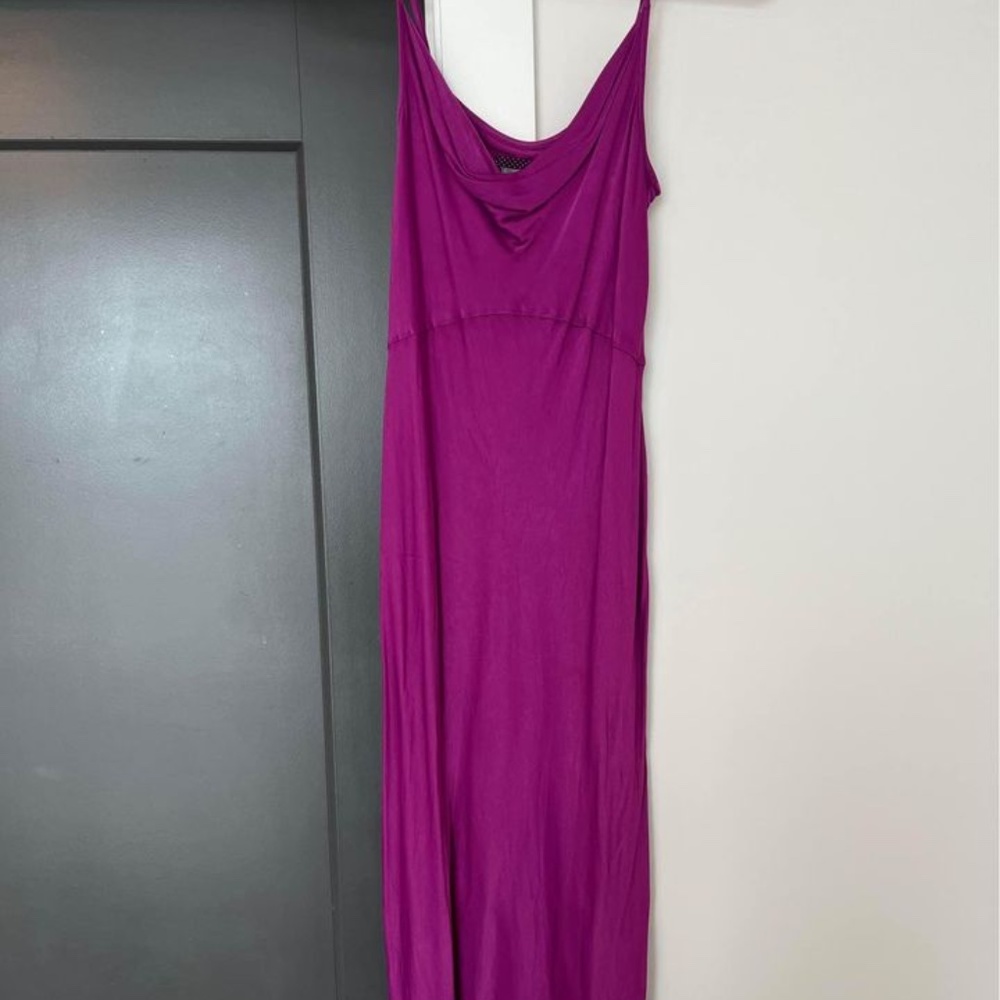 Anthropologie Purple Midi Dress